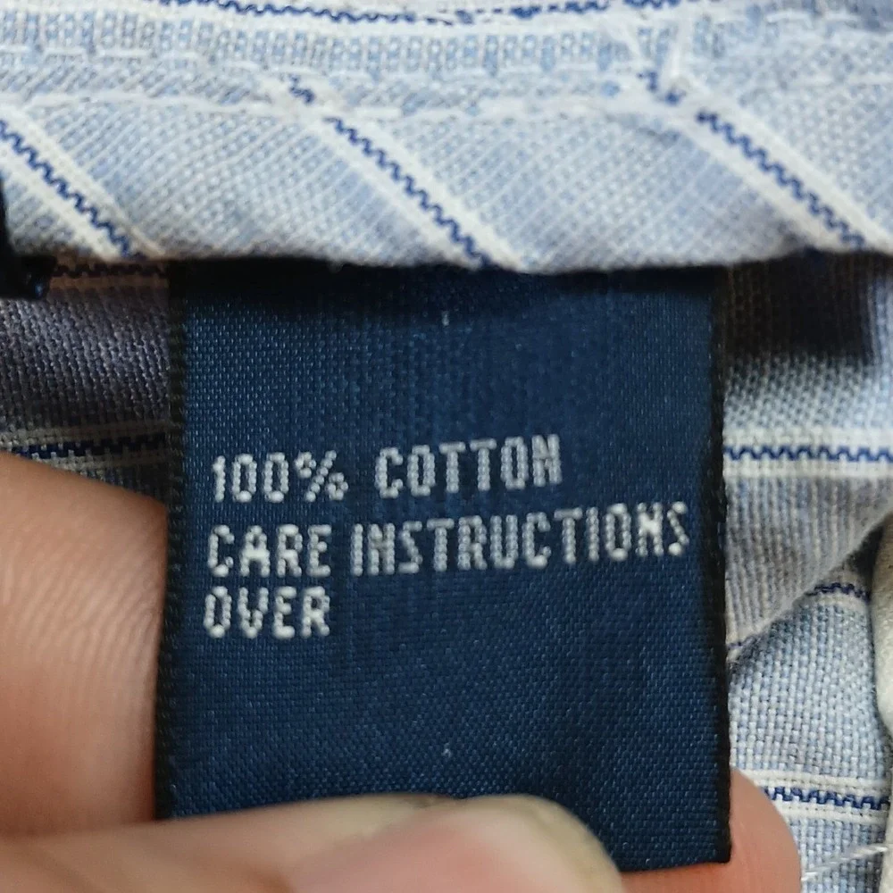 Polo Ralph Lauren Mens Blue White Striped Cotton Madison Ave Shorts Size 32